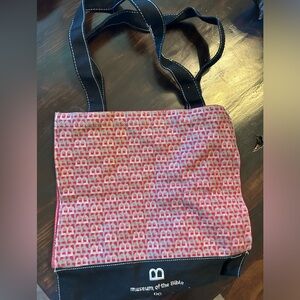 Museum of the Bible canvas tote new without tag